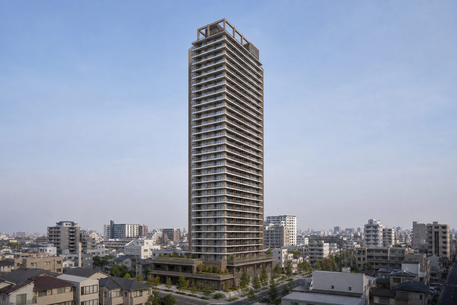 ブランズタワー西宮をイメージした外観