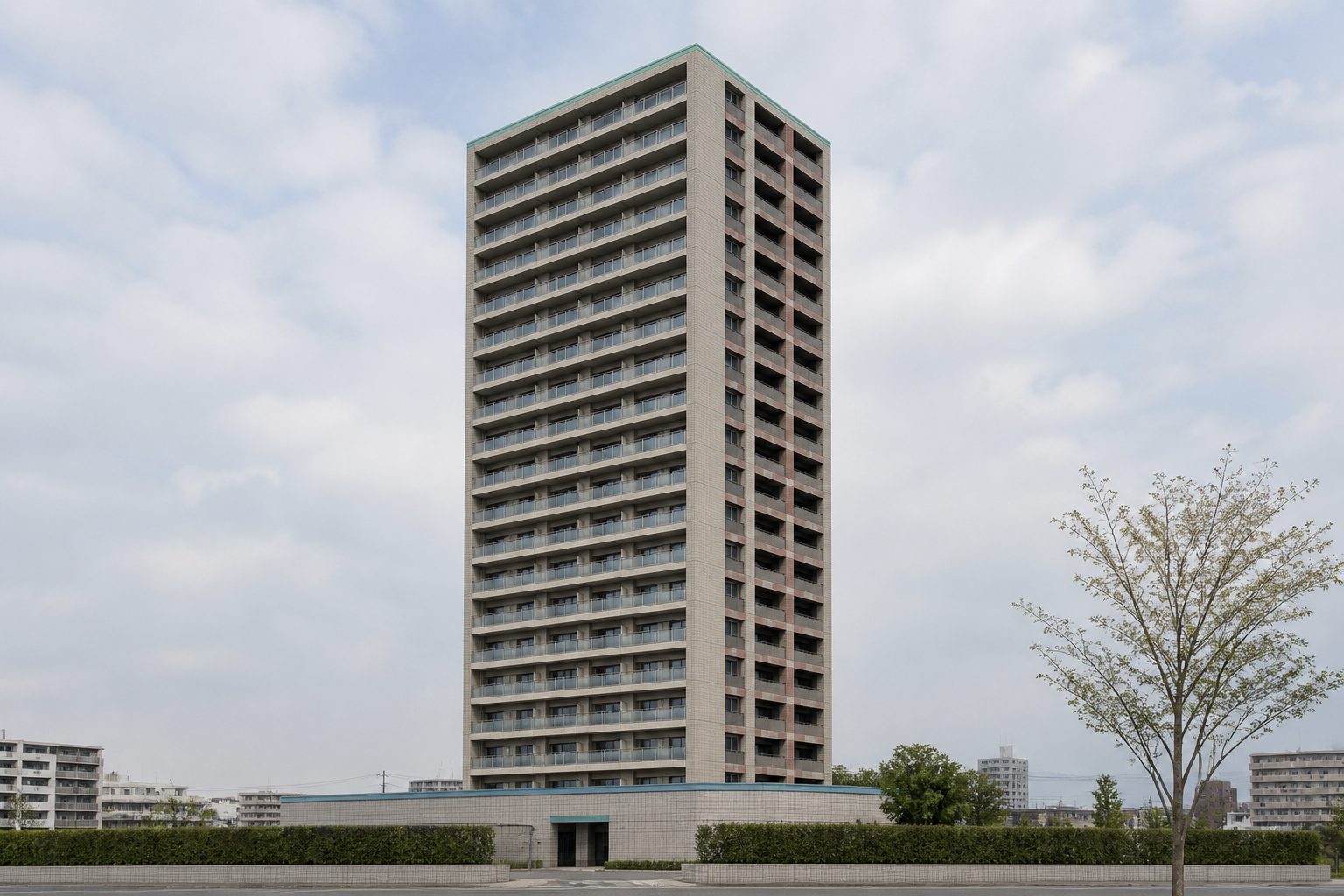 ブライトタウン上島マークタワーの外観イメージ