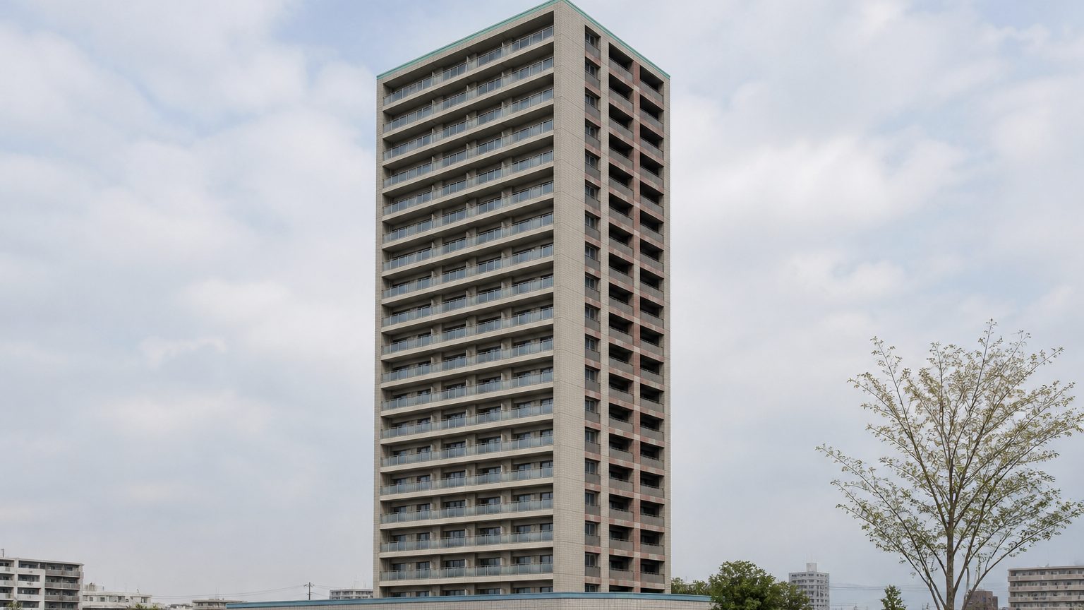 ブライトタウン上島マークタワーの外観イメージ