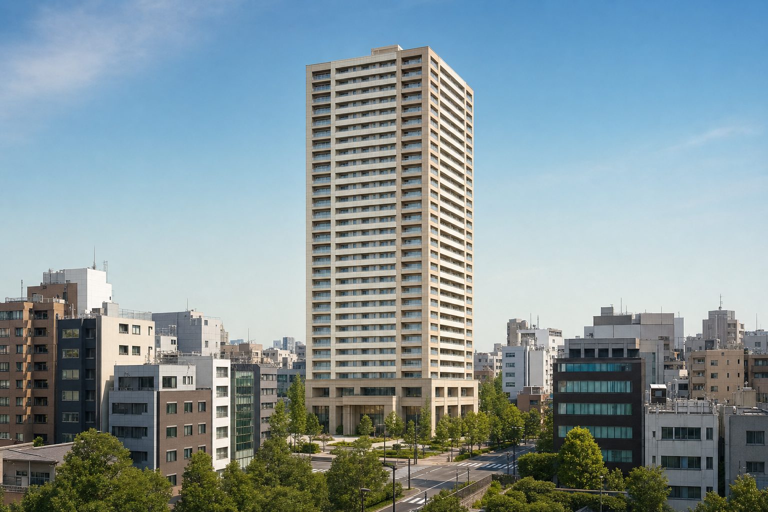 ブリリアザタワー東京八重洲アベニューの外観イメージ