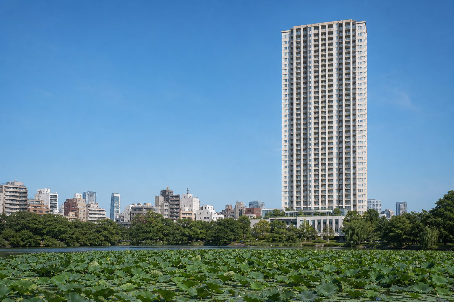 ブリリアタワー上野池之端の外観イメージ