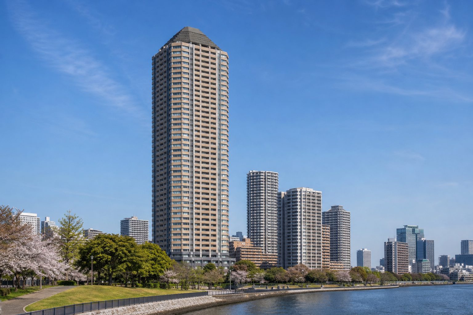 センチュリーパークタワーの外観イメージ