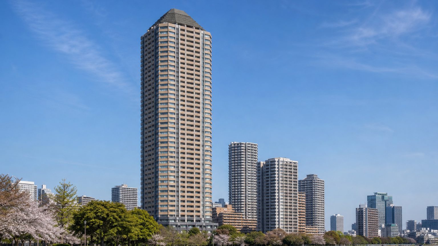 センチュリーパークタワーの外観イメージ