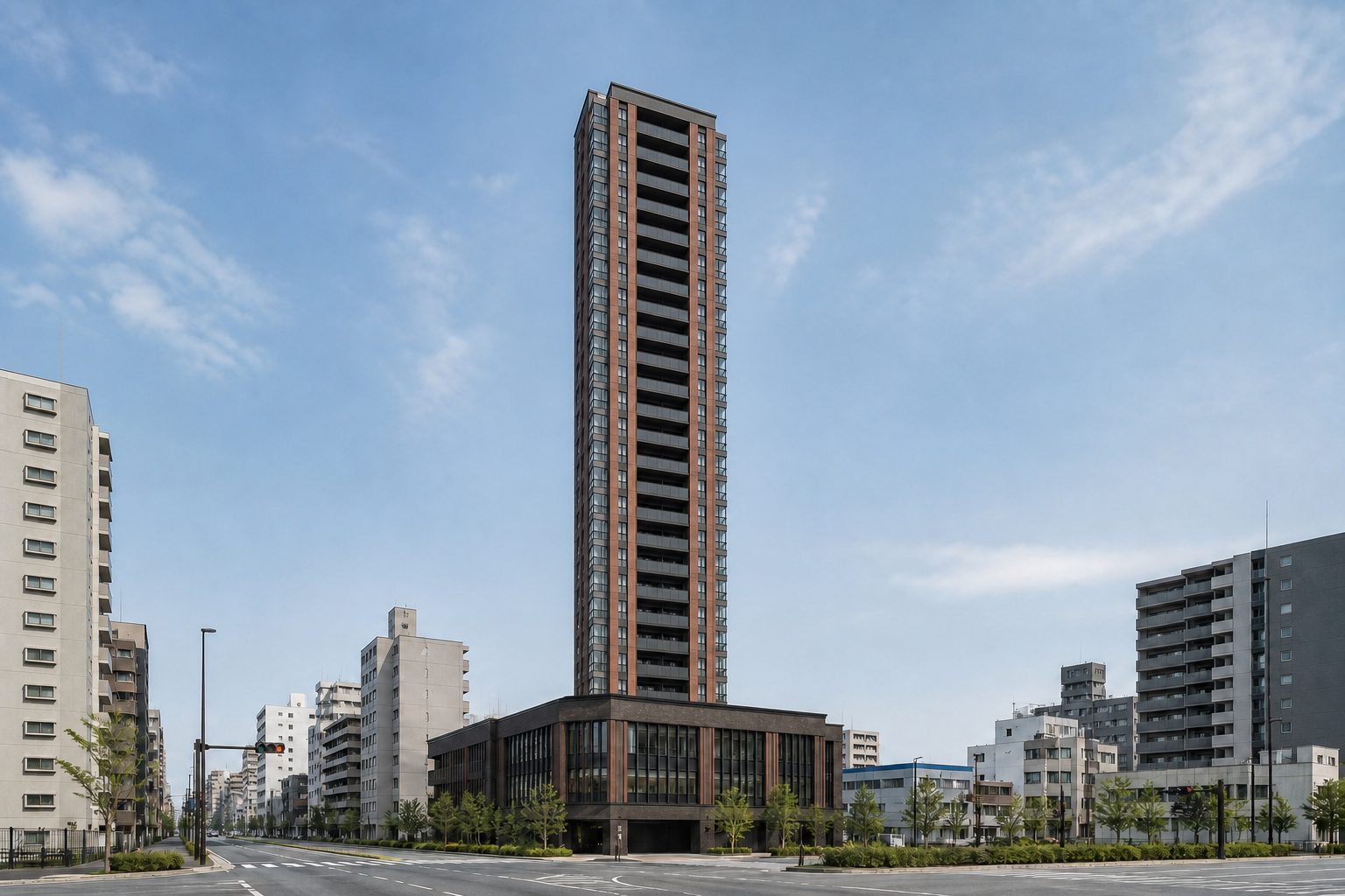 シエリアタワーなんばの外観イメージ