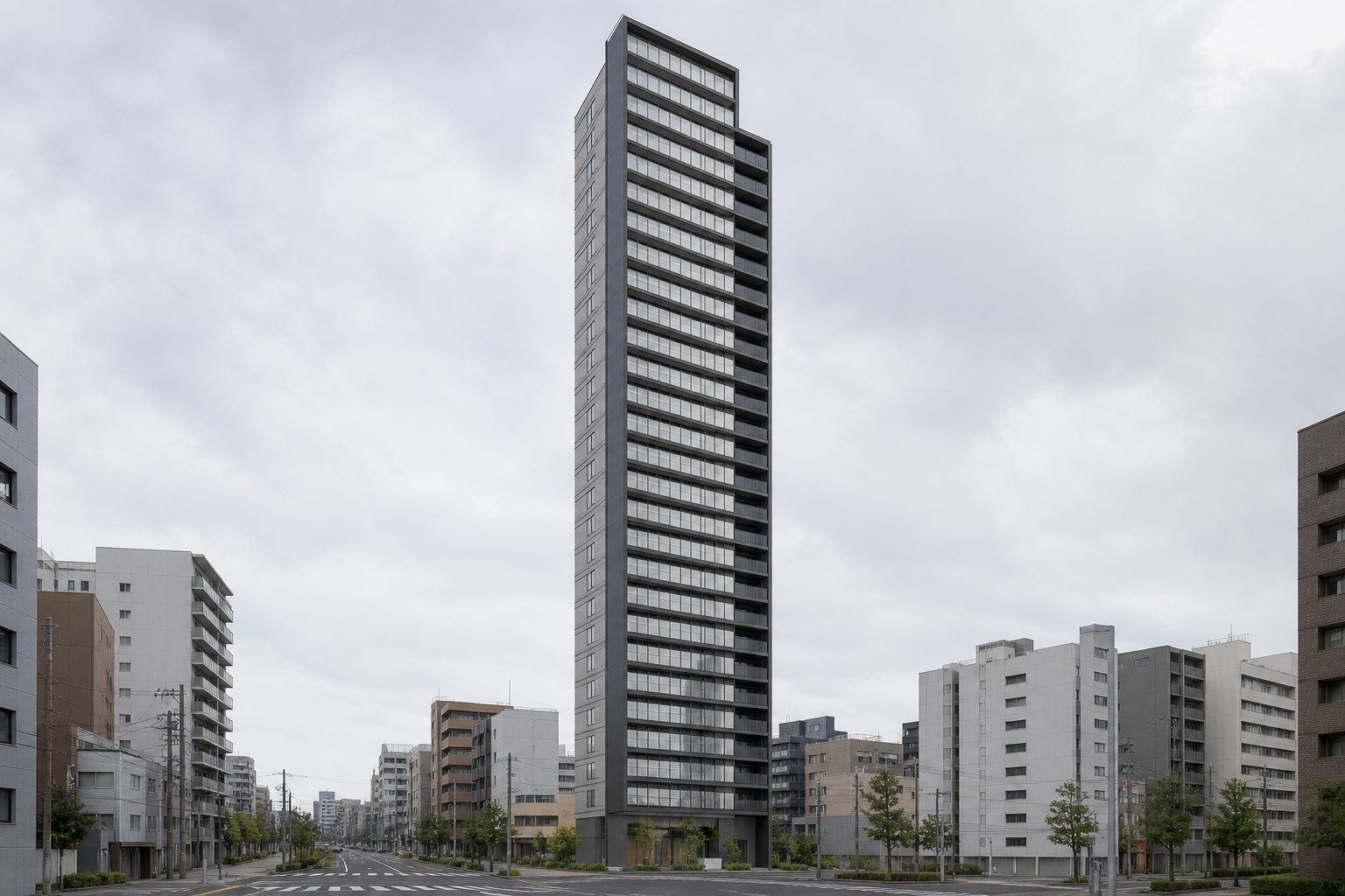 シティタワー札幌大通をイメージした外観