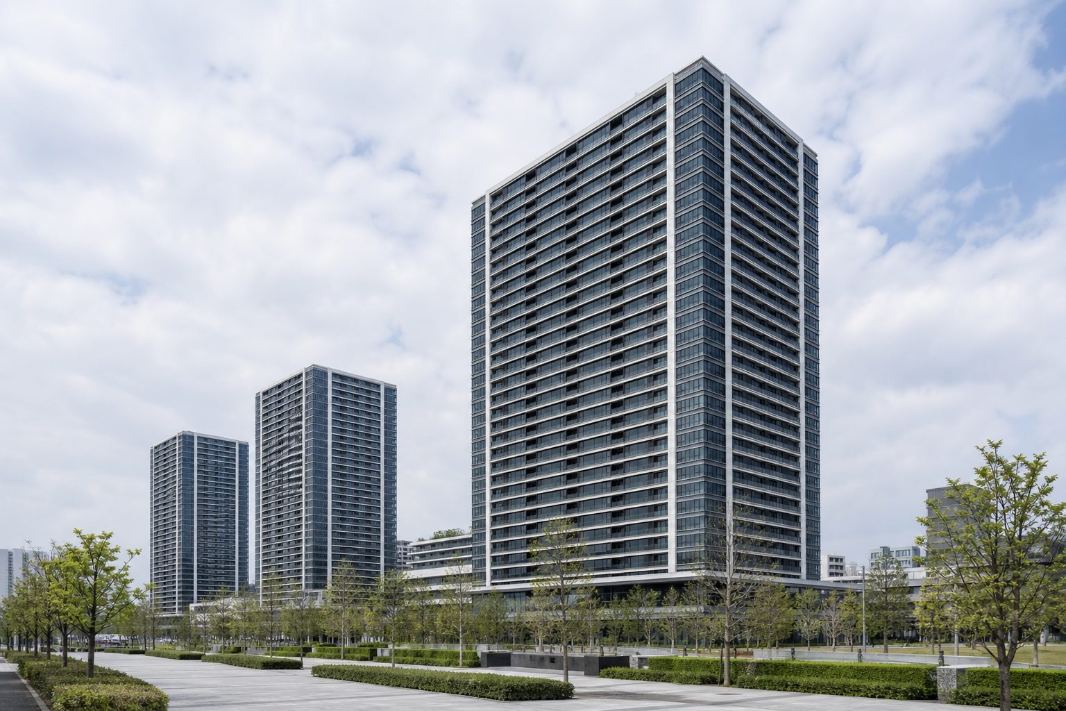 シティタワーズ東京ベイ イーストタワーをイメージした外観