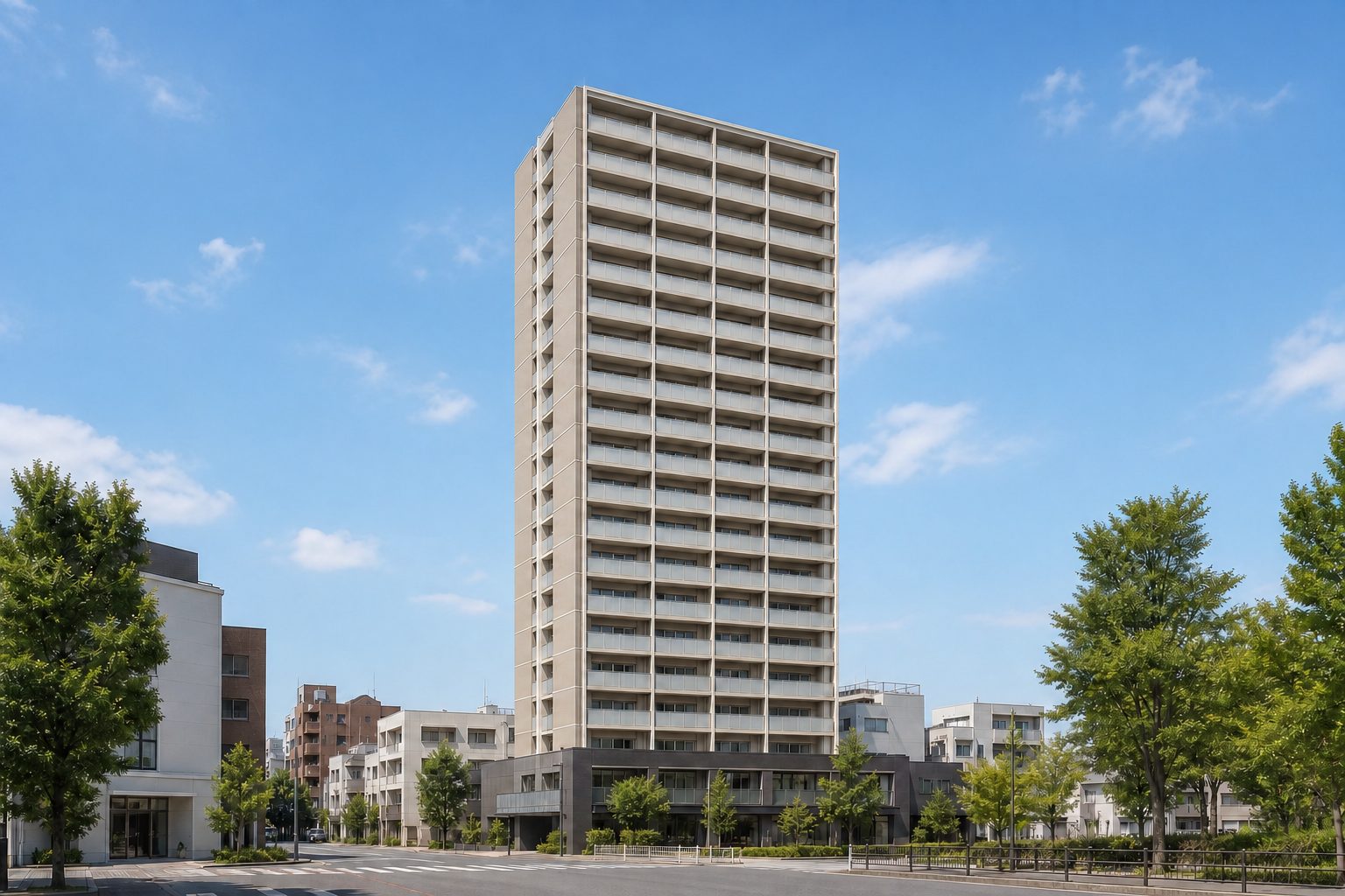 コンフォリア南砂町をイメージした外観