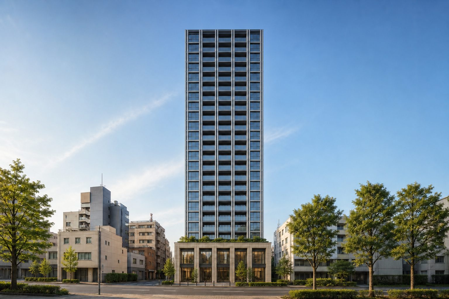 クレヴィアタワー池田山の外観イメージ