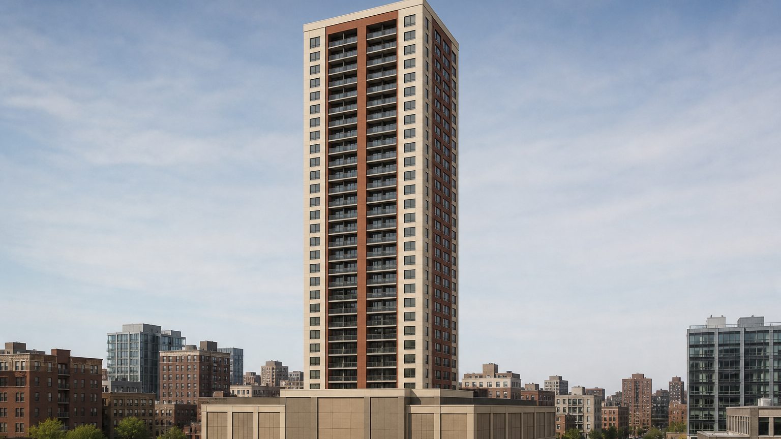D'グラフォート浜松 D's Towerの外観イメージ