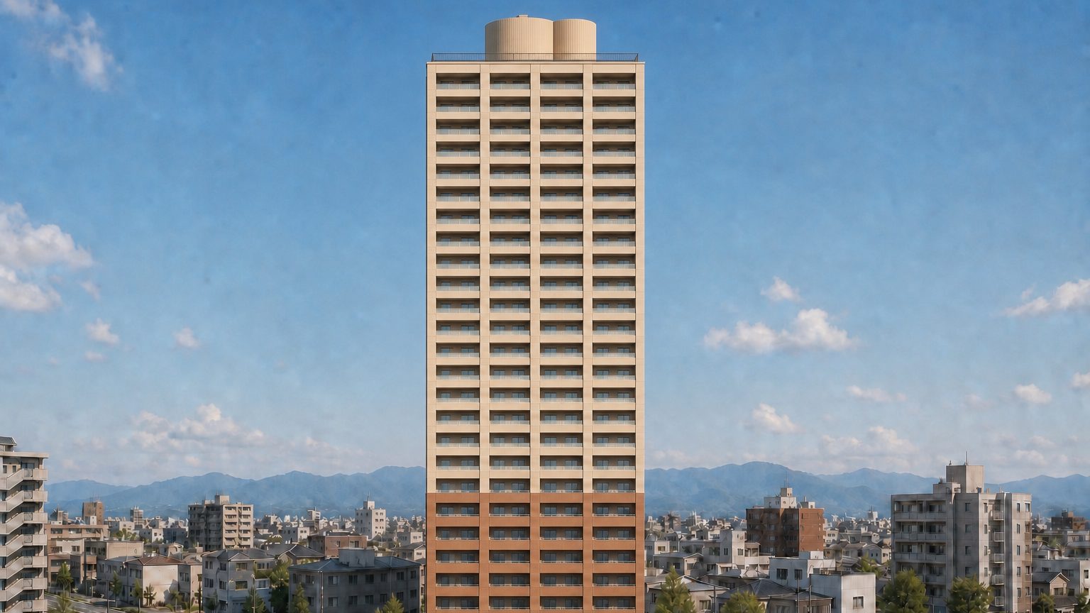 D'グラフォート十日町タワーの外観イメージ