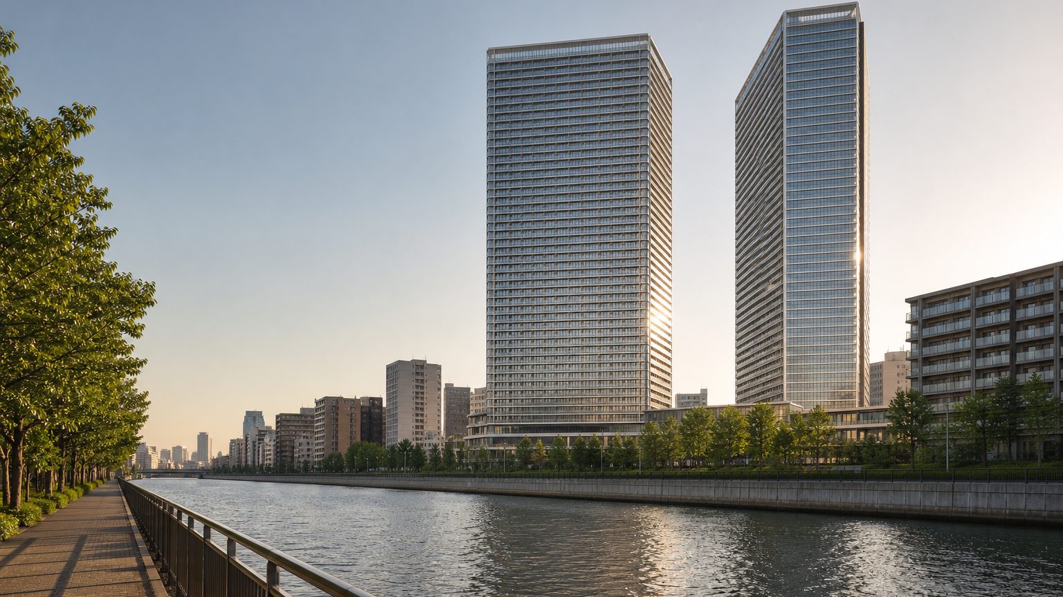 DEUX TOURS CANAL&SPA EAST棟（ドゥ・トゥール キャナル＆スパ EAST棟）の外観イメージ