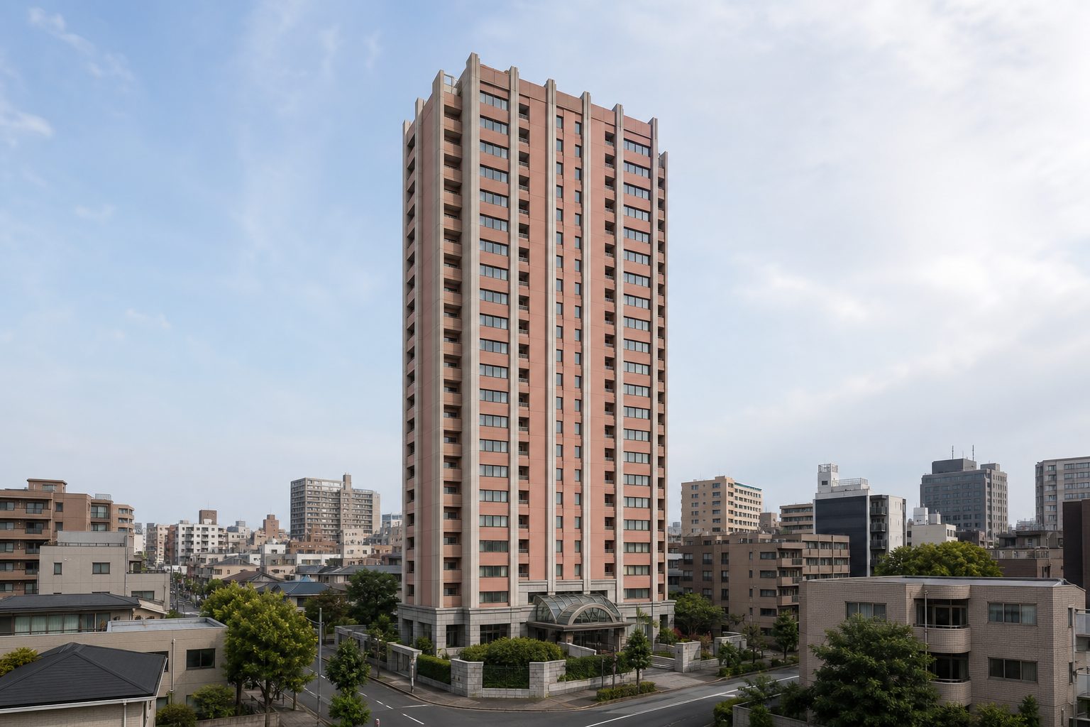 ファミール新宿グランスイートタワーの外観イメージ