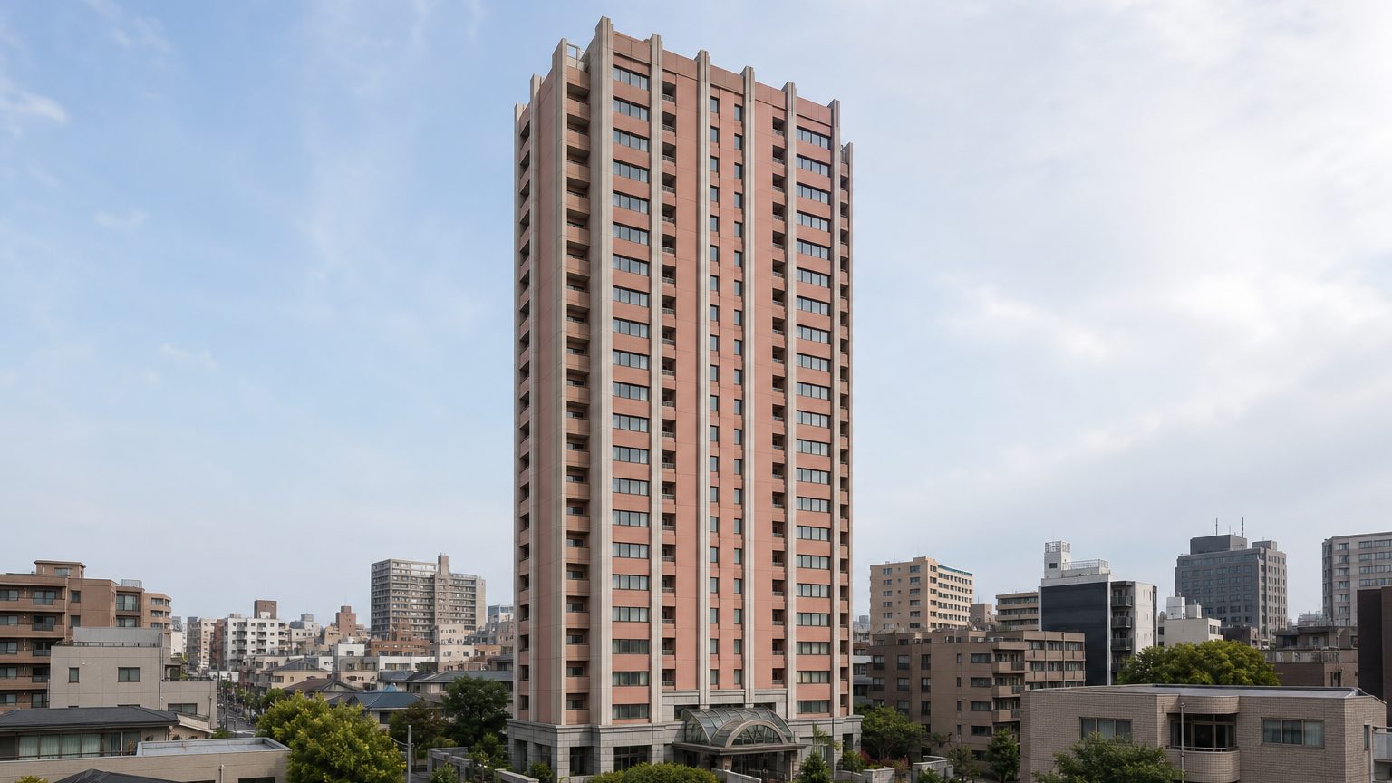 ファミール新宿グランスイートタワーの外観イメージ