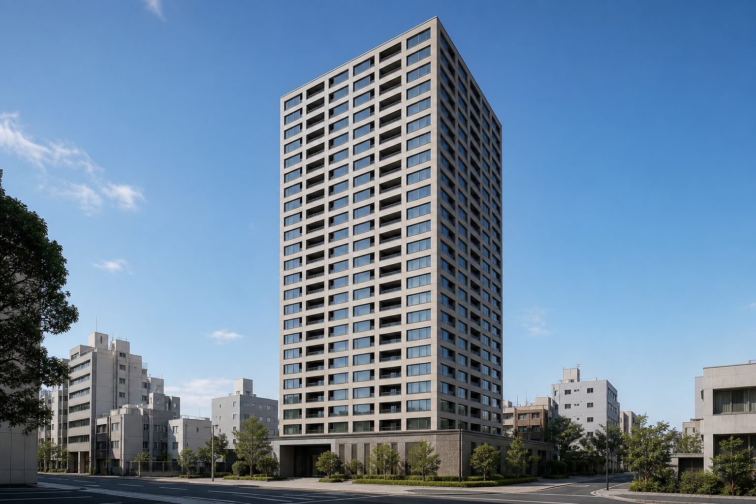 銀座タワーをイメージした外観