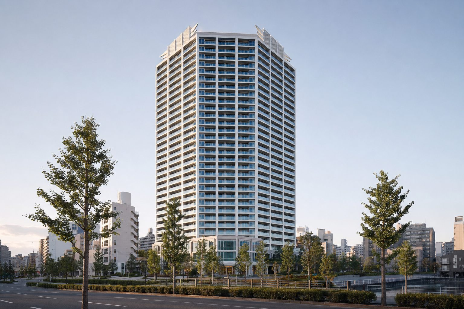 グローバルフロントタワーの外観イメージ