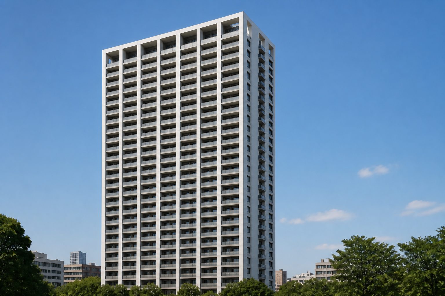 グランドメゾン京町堀タワーをイメージした外観