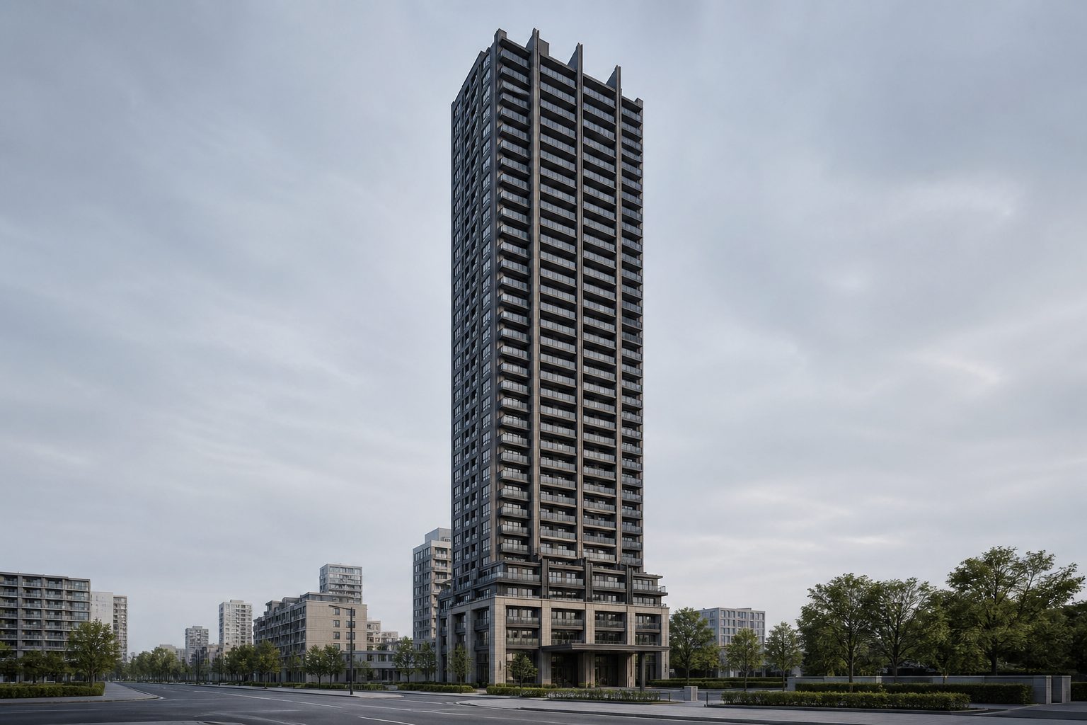 グランドメゾンThe池下ガーデンタワーの外観イメージ