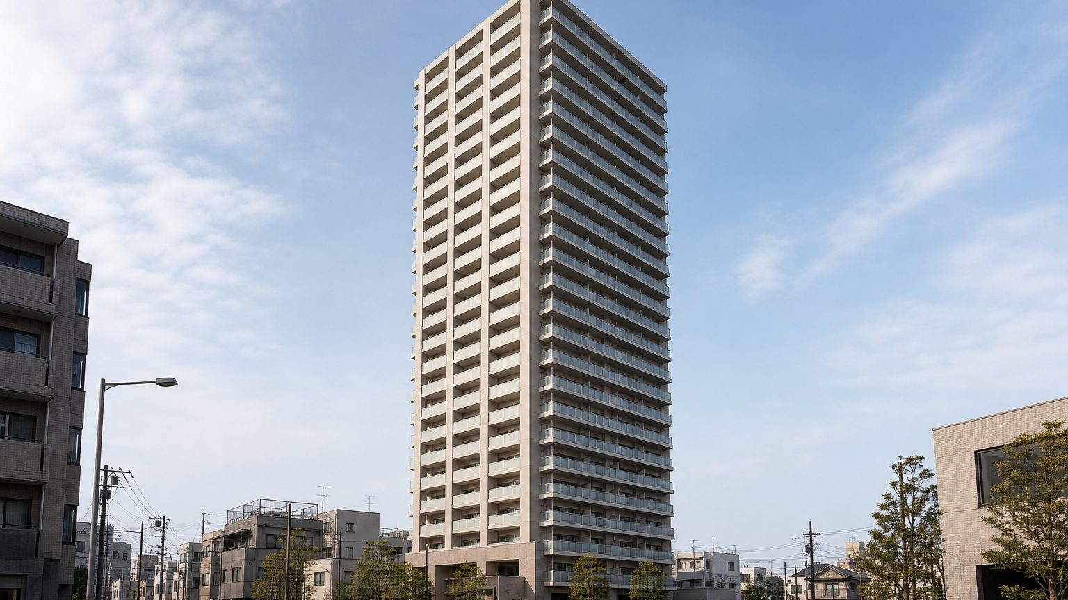グリーンプリズムタワーの外観イメージ