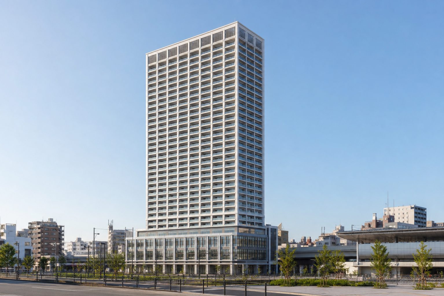 （仮称）板橋駅板橋口地区第一種市街地再開発事業タワーマンションの外観イメージ
