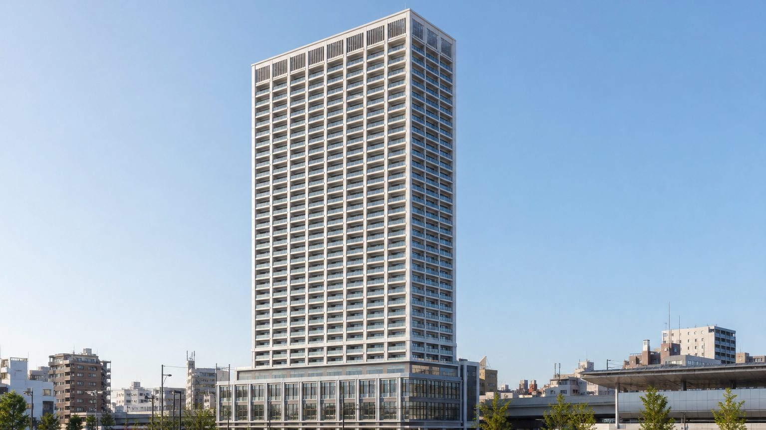 （仮称）板橋駅板橋口地区第一種市街地再開発事業タワーマンションの外観イメージ