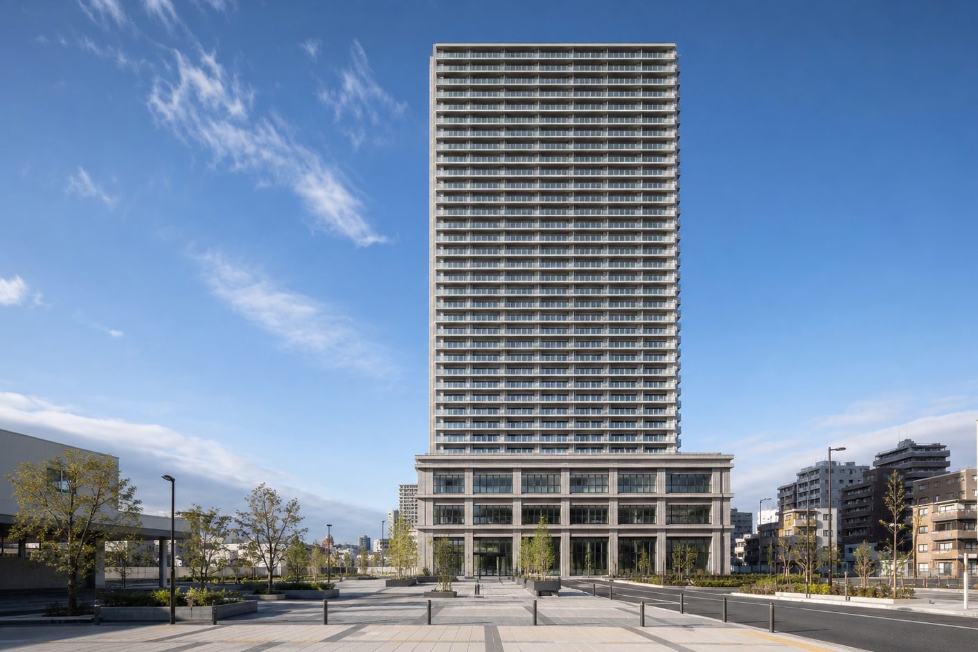 （仮称）板橋駅西口地区第一種市街地再開発事業A街区タワーマンションの外観イメージ