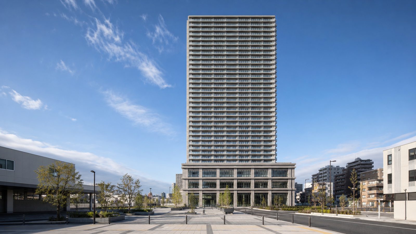 (仮称)板橋駅西口地区第一種市街地再開発事業A街区タワーマンションの外観イメージ