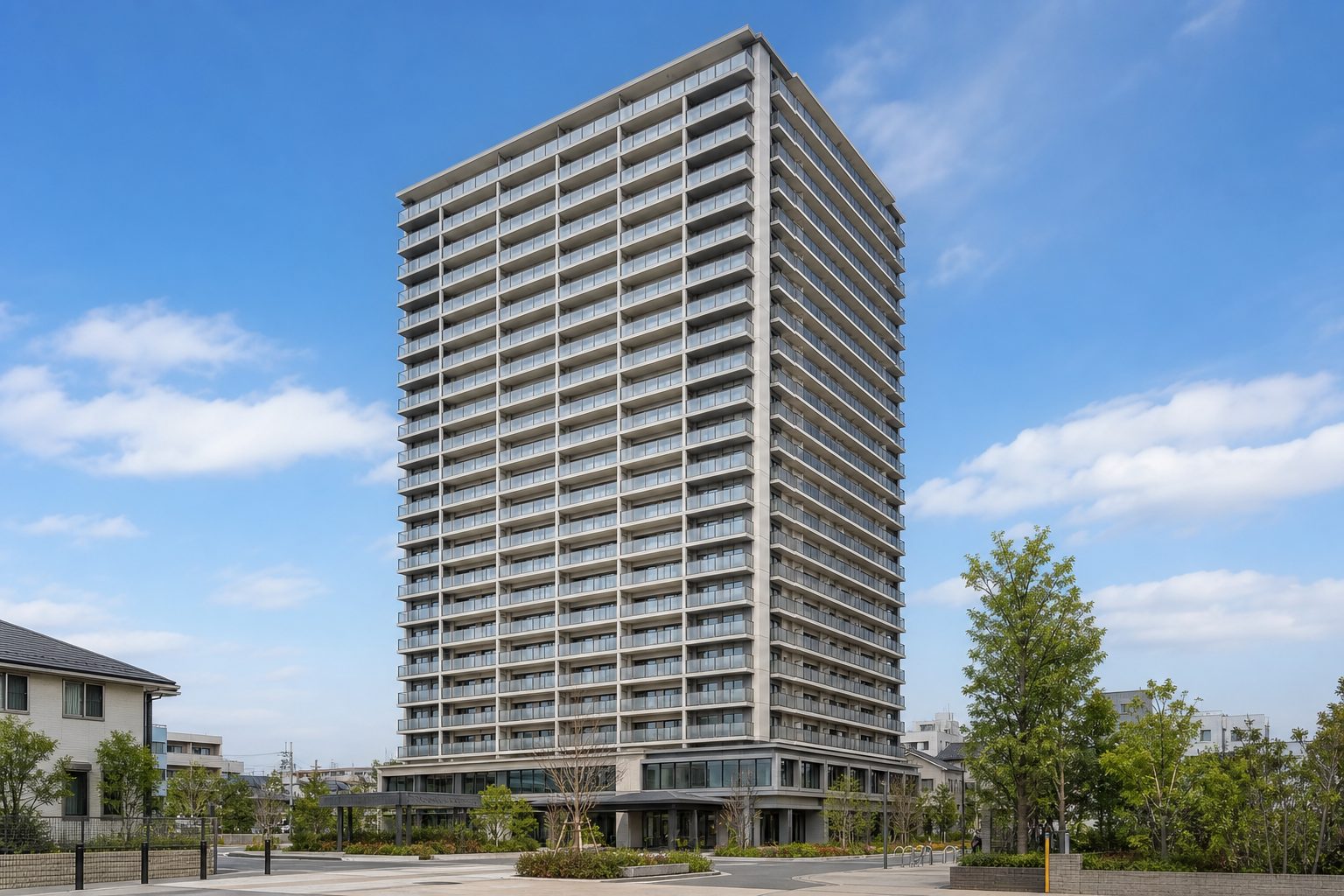 囲町西地区第一種市街地再開発事業（仮称）の外観イメージ