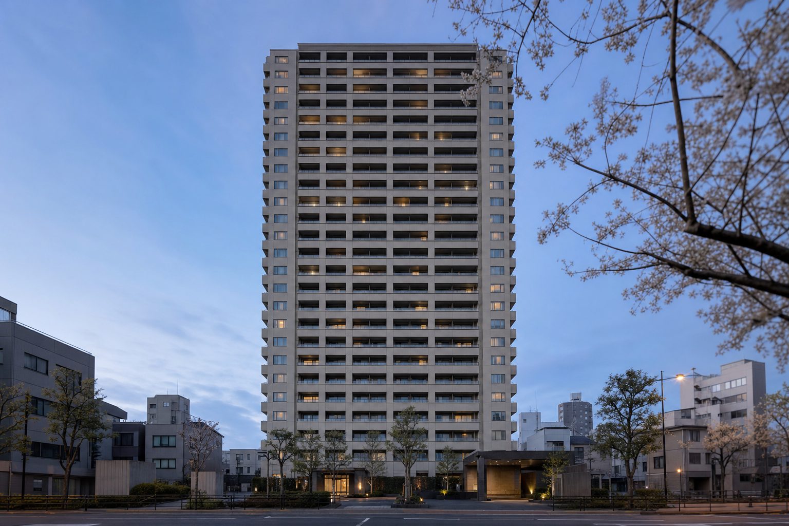 小石川パークタワーをイメージした外観