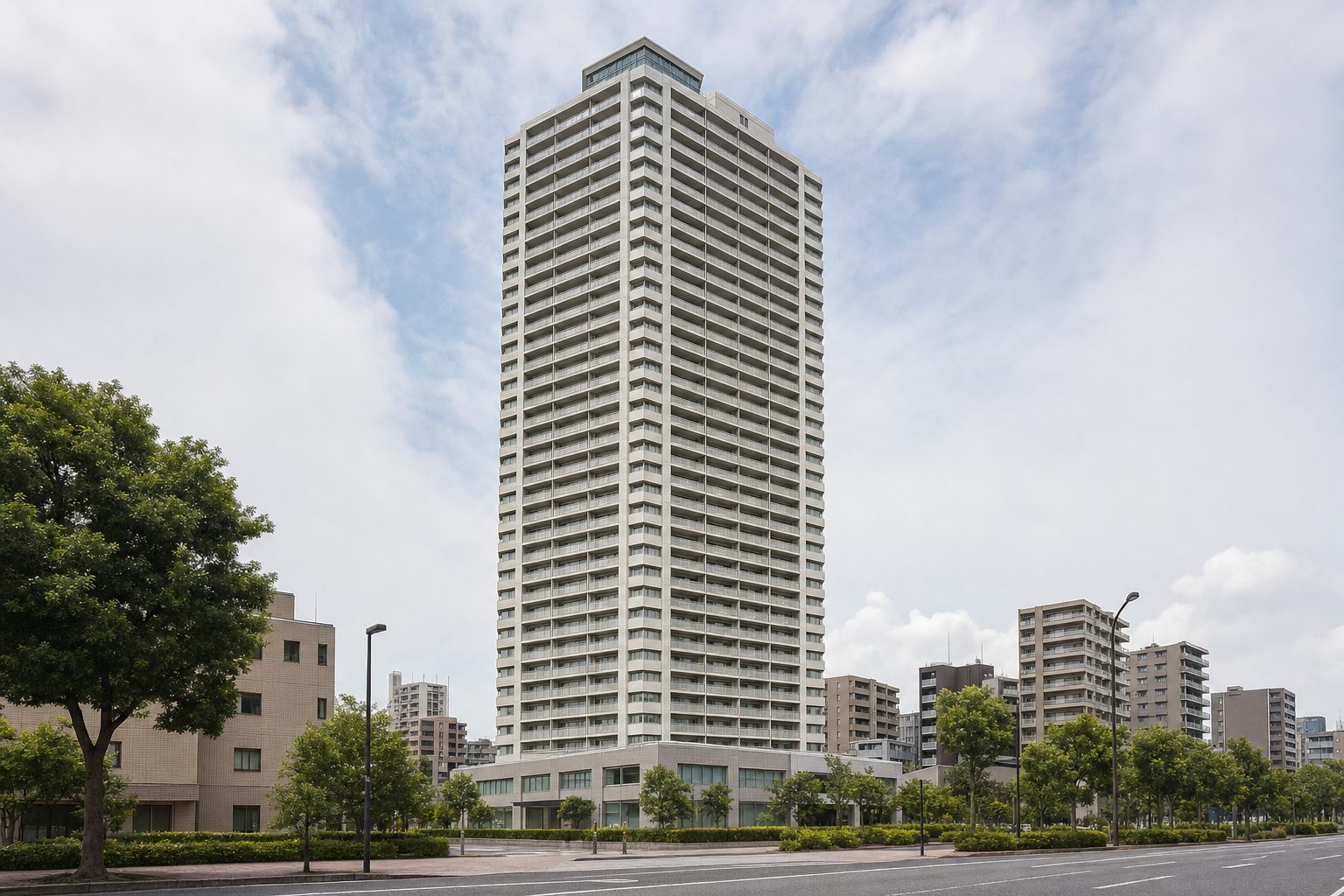 コーシャタワー佃をイメージした外観