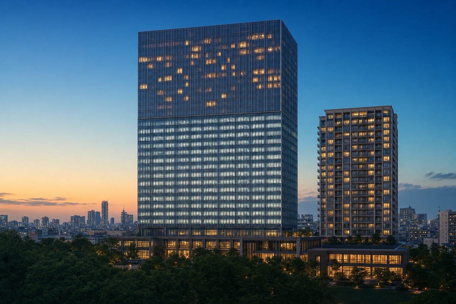 ラ・トゥール新宿ガーデンの外観イメージ