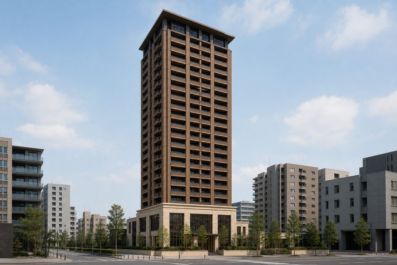 ローレルタワー名古屋栄をイメージした外観