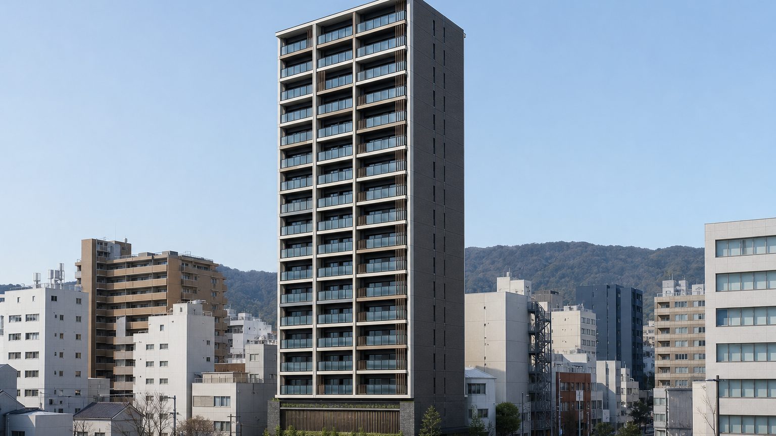 レーベン松山三番町 ONE TOWERの外観イメージ