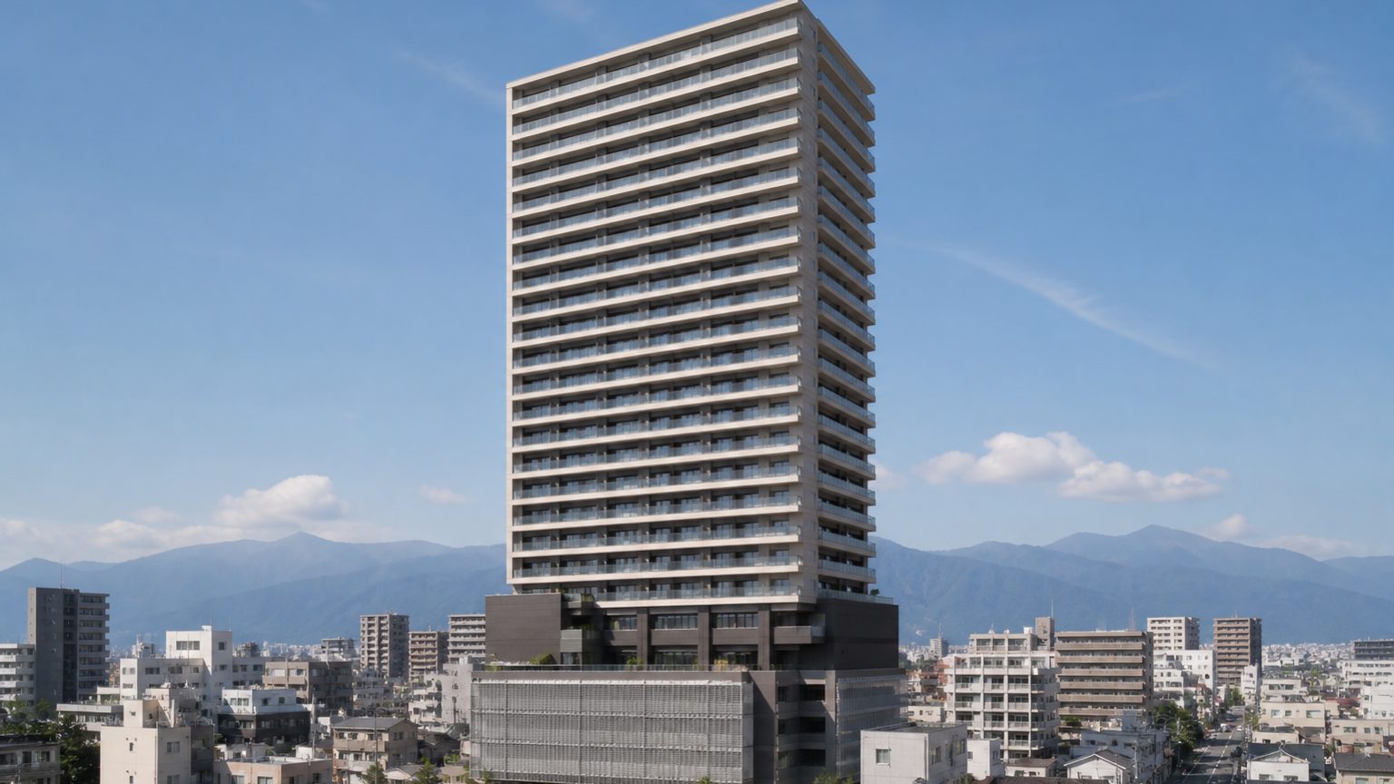 ライオンズタワー甲府丸の内の外観イメージ