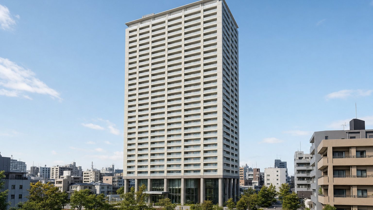 ライオンズタワー月島の外観イメージ