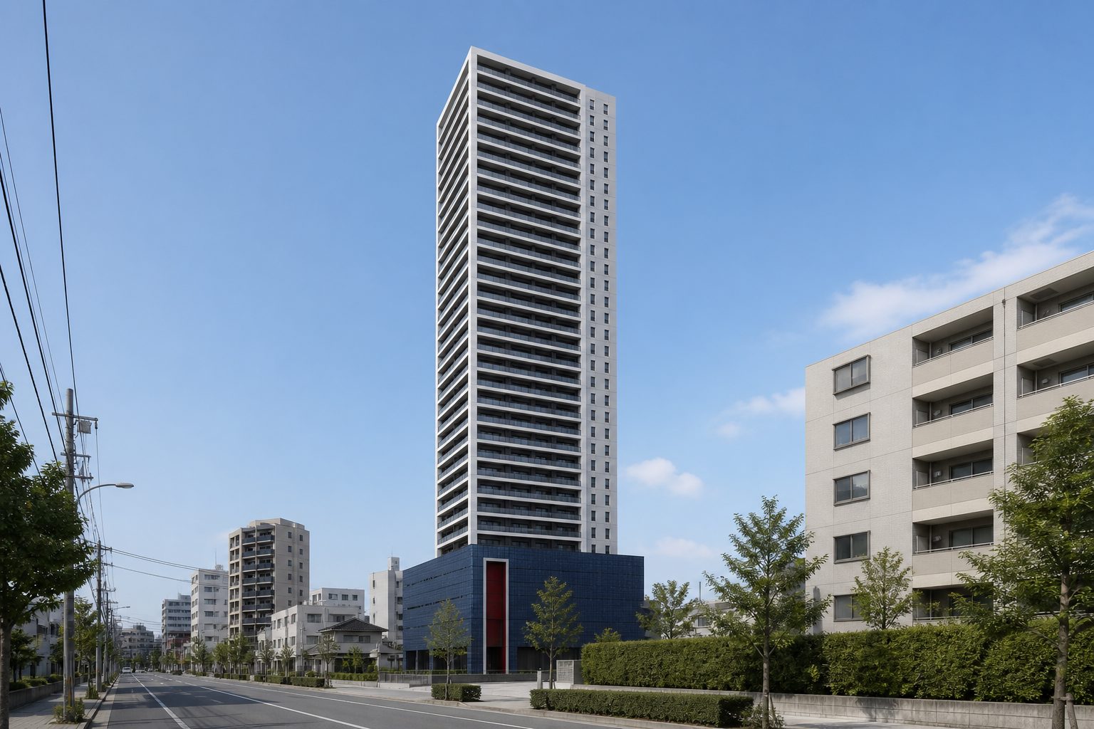 ロジュマンタワーOSAKAの外観イメージ
