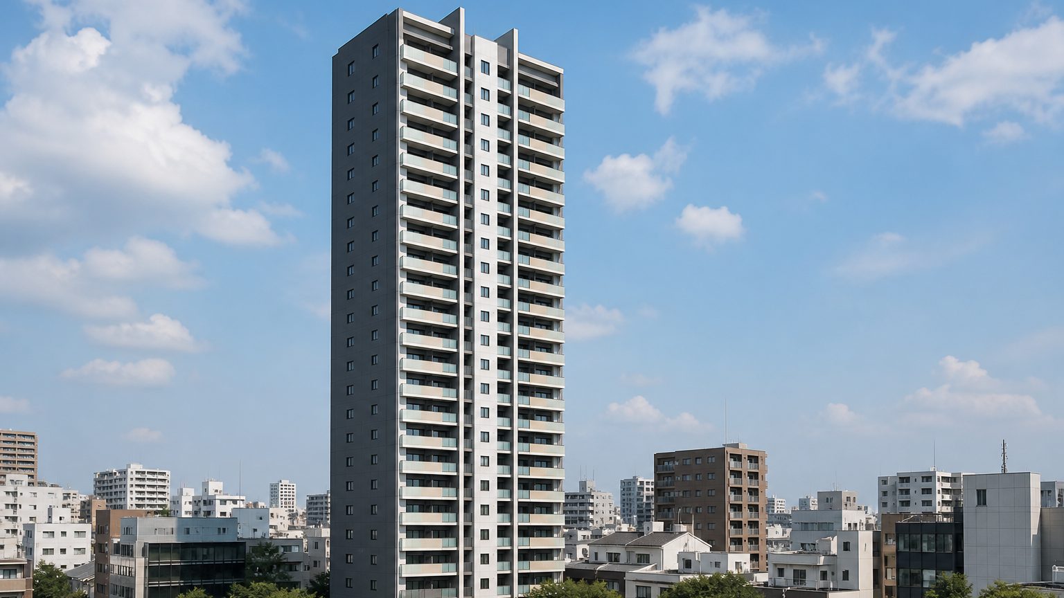 ロジュマンタワー大阪天満橋の外観イメージ