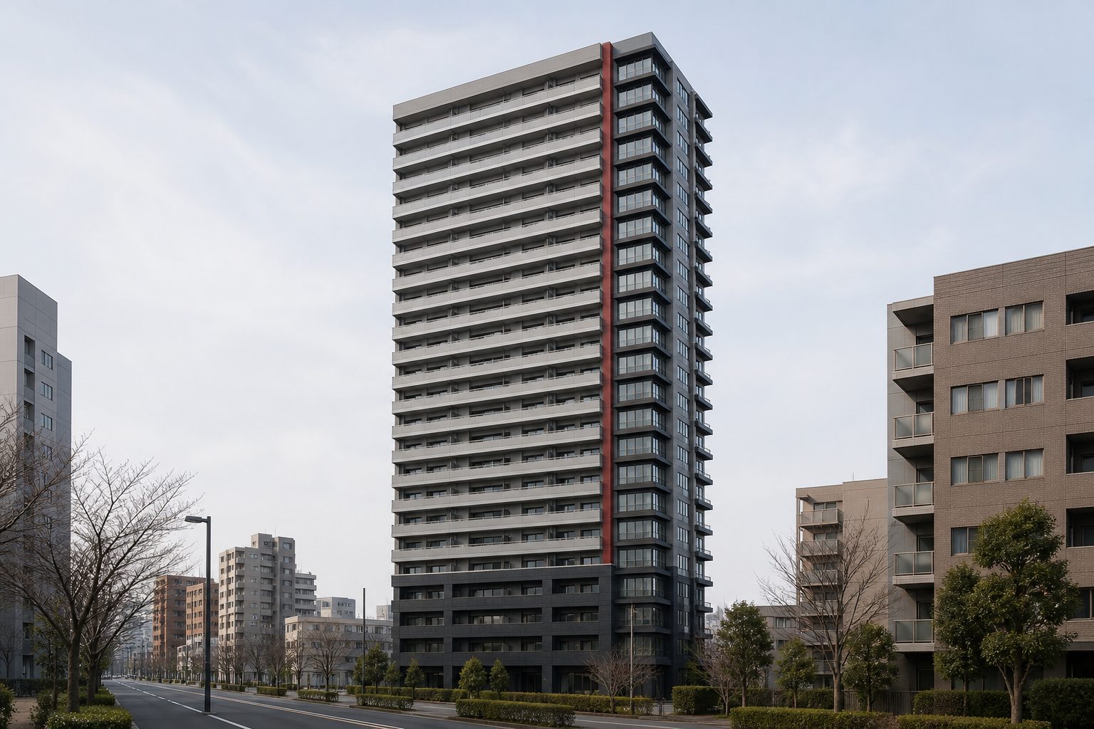 ロジュマンタワー梅田をイメージした外観