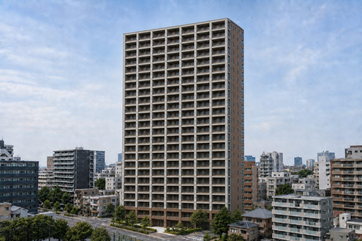 ミッドプレイス仙台タワー&レジデンスの外観イメージ