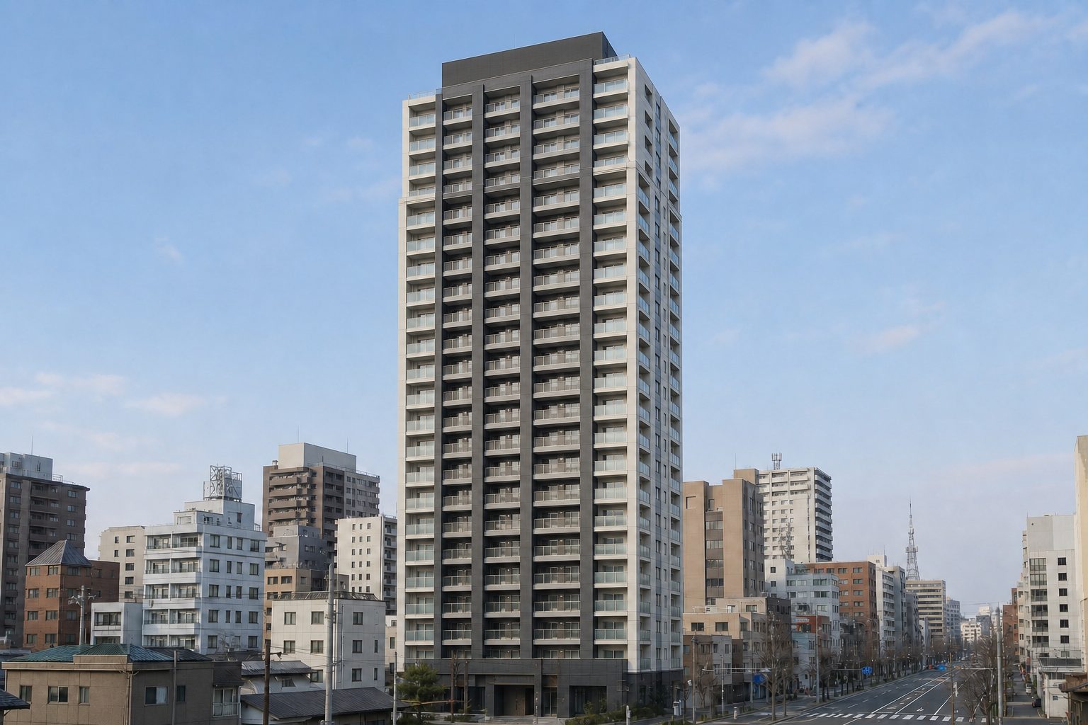 パシフィックタワー札幌の外観イメージ