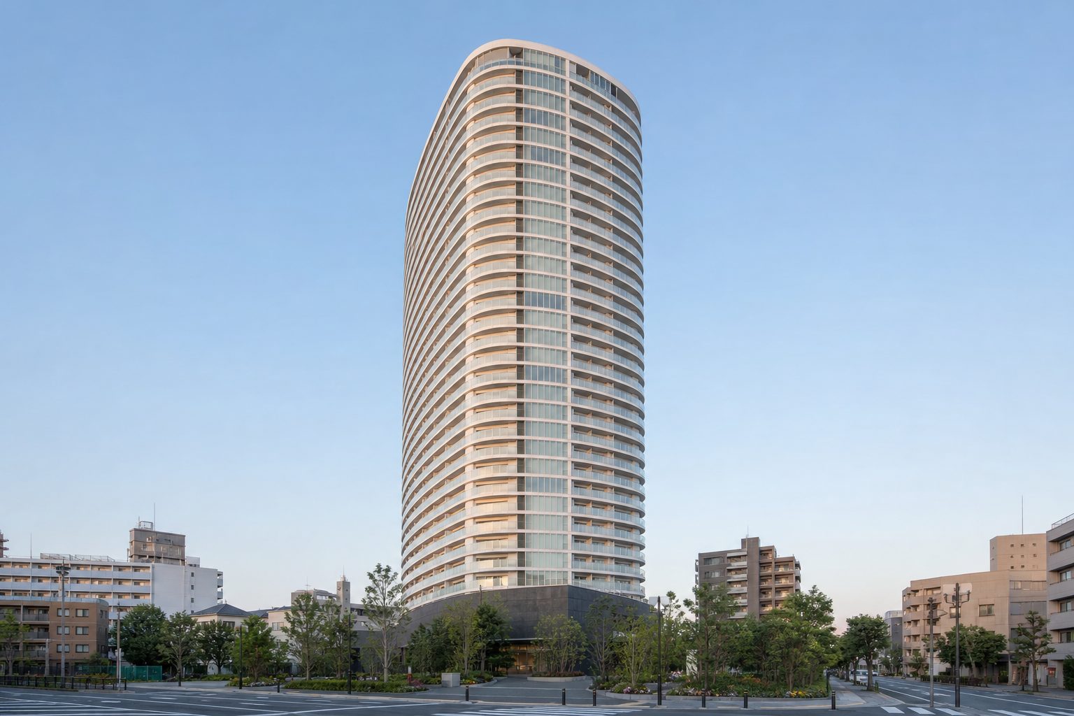 パークハウス清澄白河タワーをイメージした外観