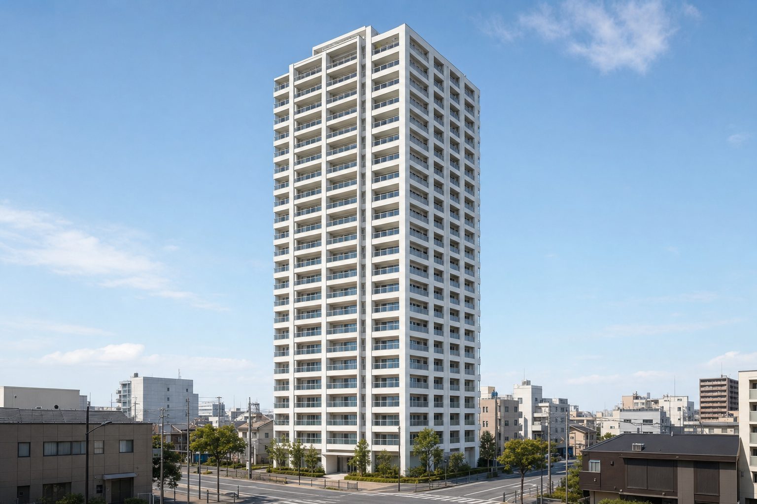 パークタワー錦糸町をイメージした外観