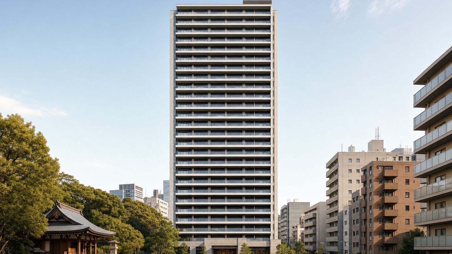 パークタワー西新宿エムズポートの外観イメージ