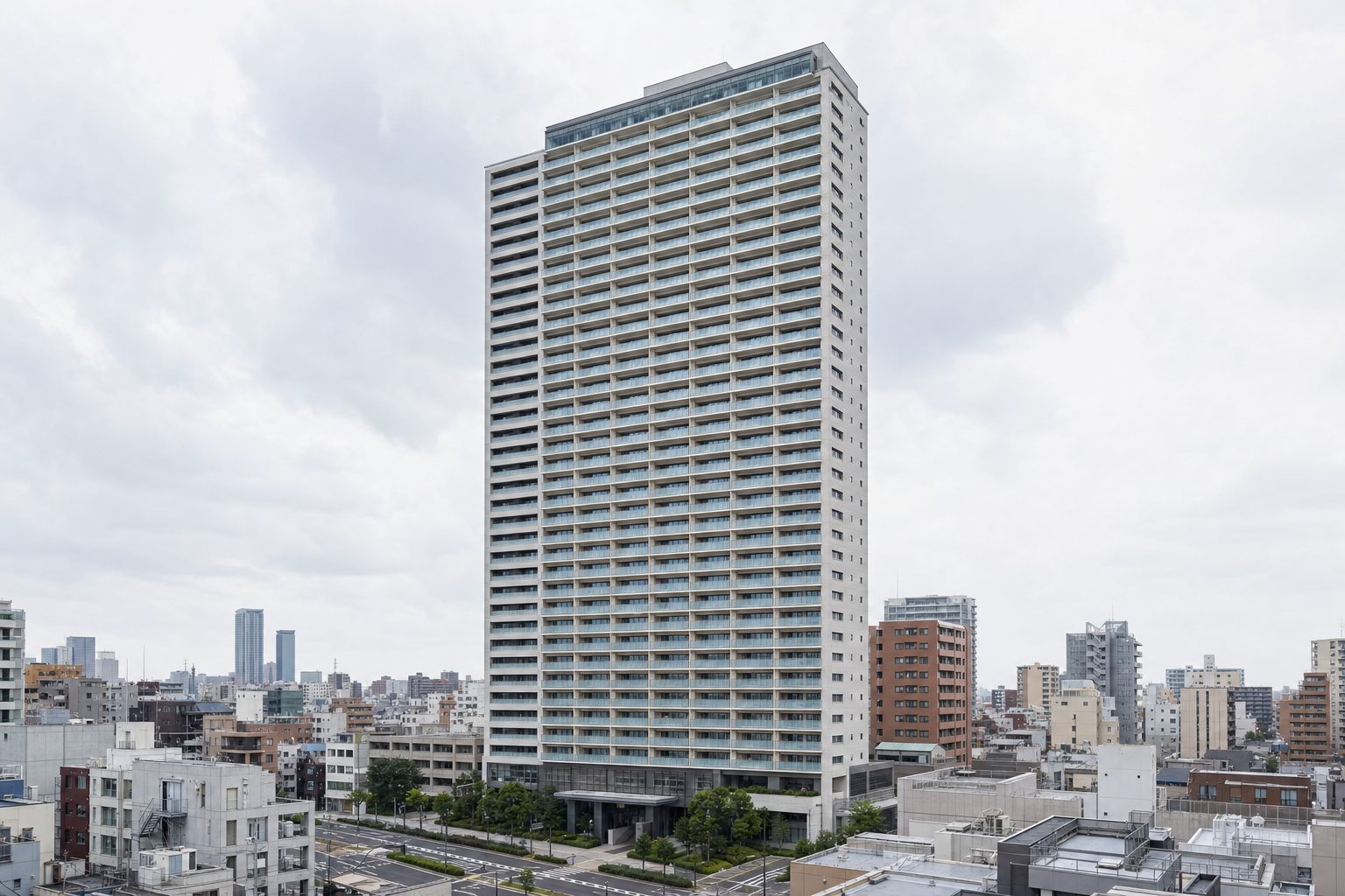 プラザタワー勝どきの外観イメージ