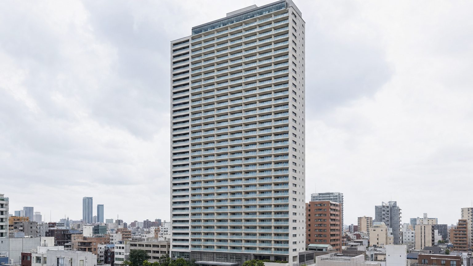 プラザタワー勝どきの外観イメージ