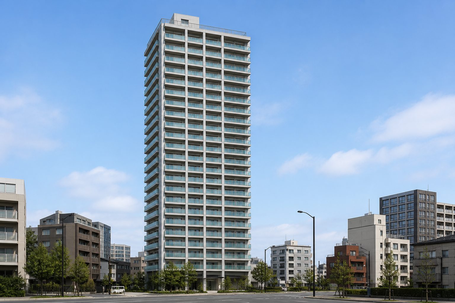 プレミスト浜松中央タワーの外観イメージ