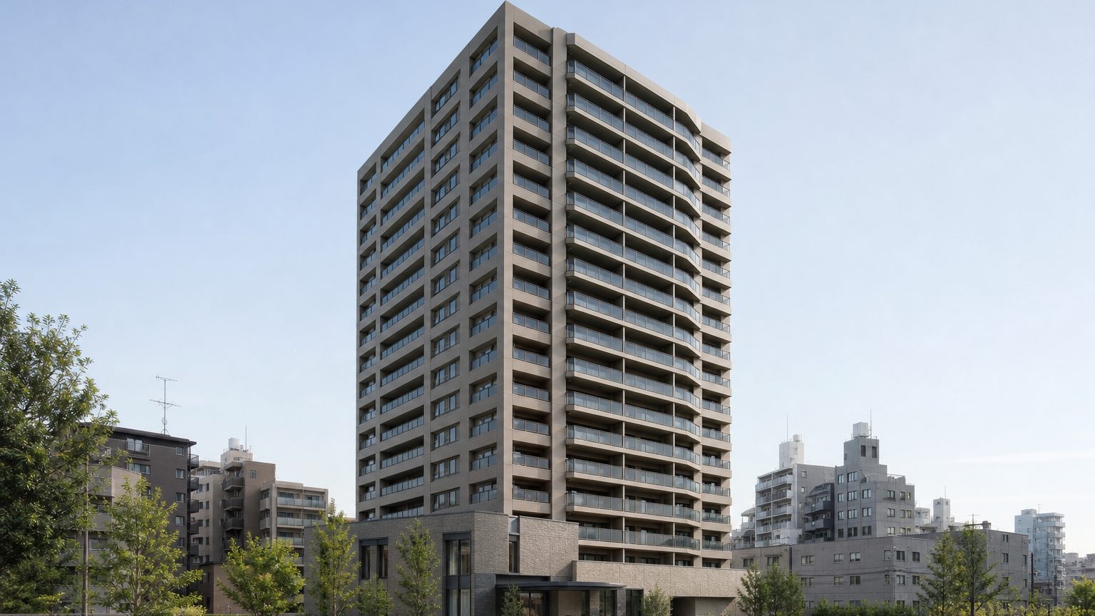 プラウドタワー東池袋の外観イメージ