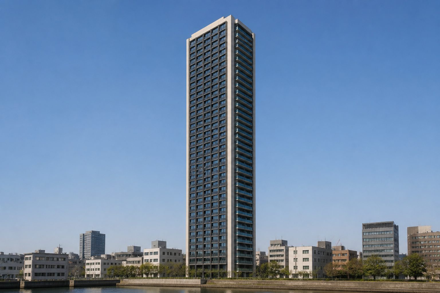プラウドタワー北浜をイメージした外観