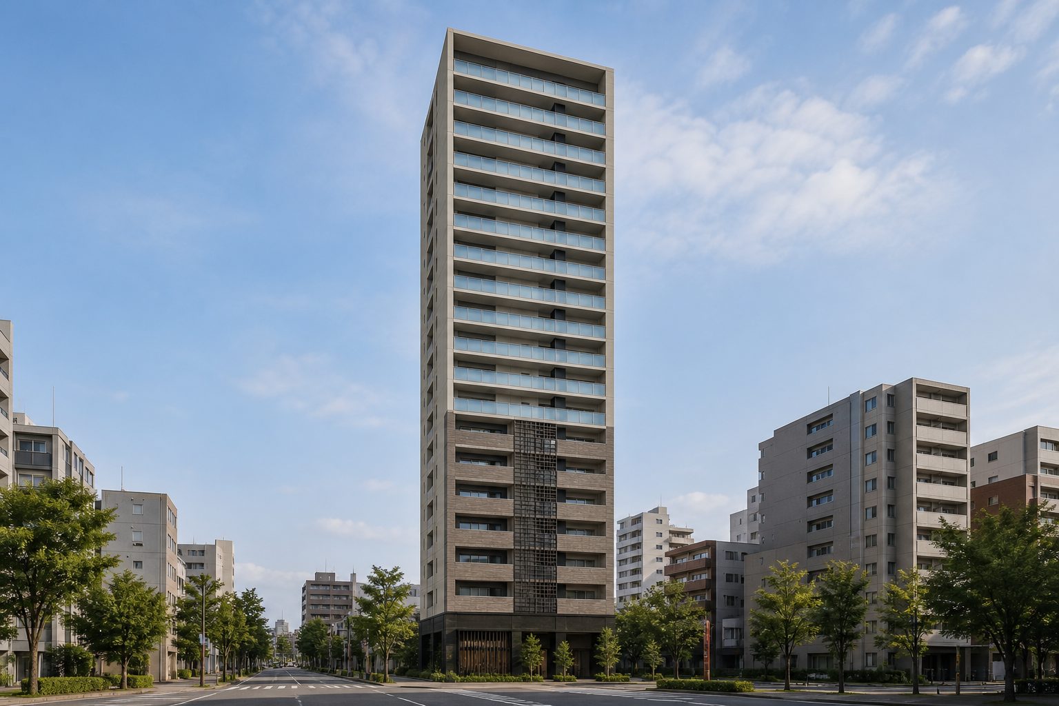 プラウドタワー名古屋伏見の外観イメージ
