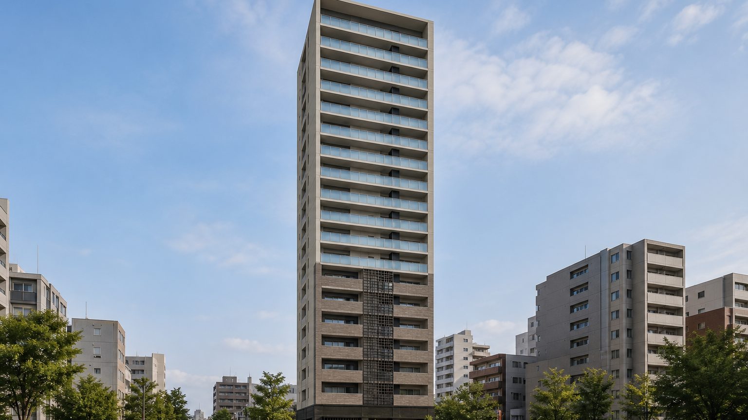 プラウドタワー名古屋伏見の外観イメージ
