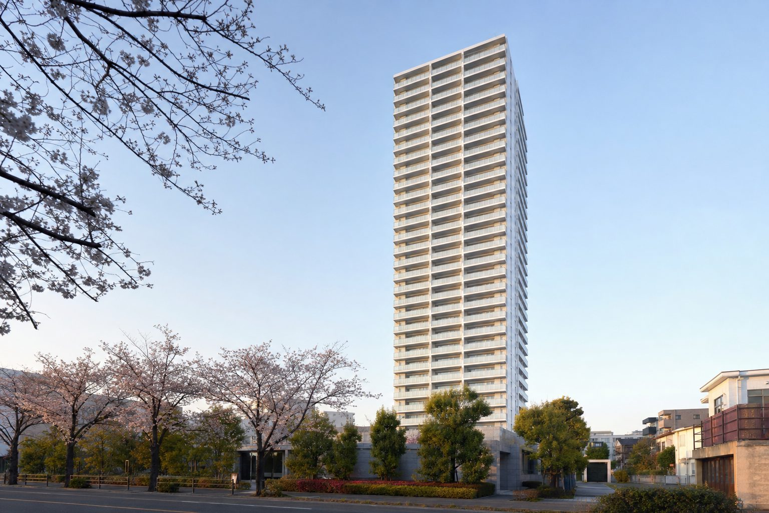 プラウドタワー練馬をイメージした外観